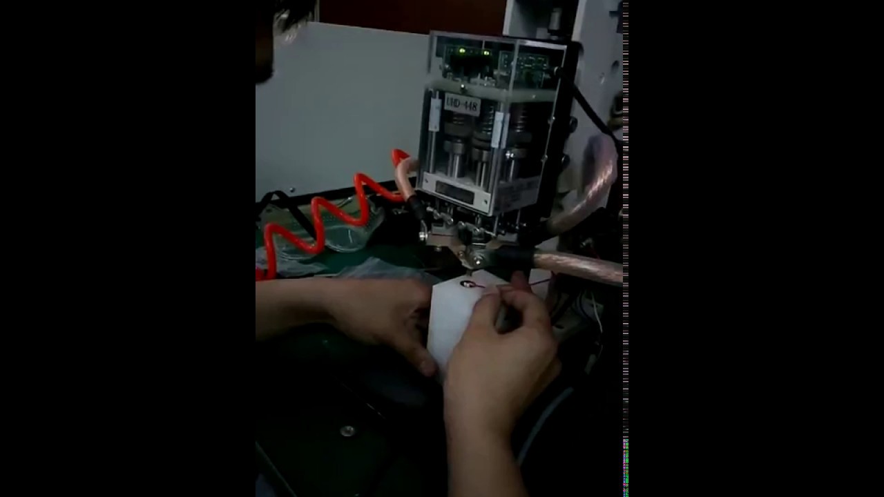 copper wire terminal resistance welding machine