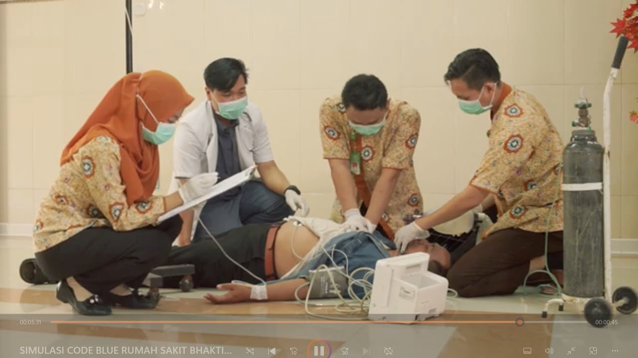 SIMULASI CODE BLUE RUMAH SAKIT BHAKTI ASIH BREBES