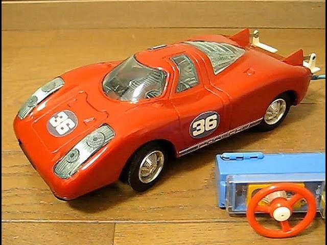 ブリキ　アサヒ　ポルシェリモコンカー　ビンテージ ブリキ アサヒ ポルシェリモコンカー ビンテージ