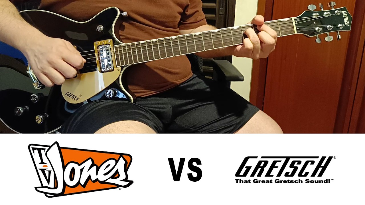 TV Jones Classic vs Gretsch Blacktop Broad'tron - Clean sound