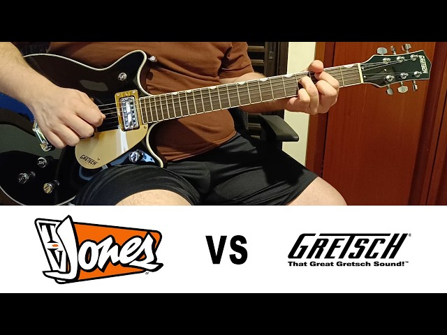 TV Jones Classic vs Gretsch Blacktop Broad'tron - Clean sound