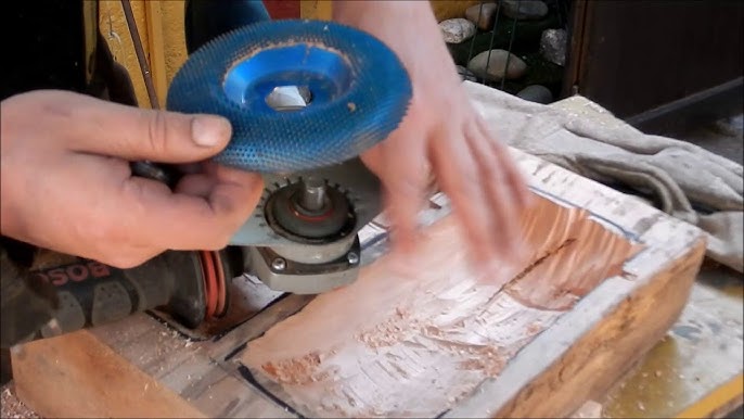 KAMASA Disco Escofina Curvo Para Tallado Y Desbaste De Madera De 85mm