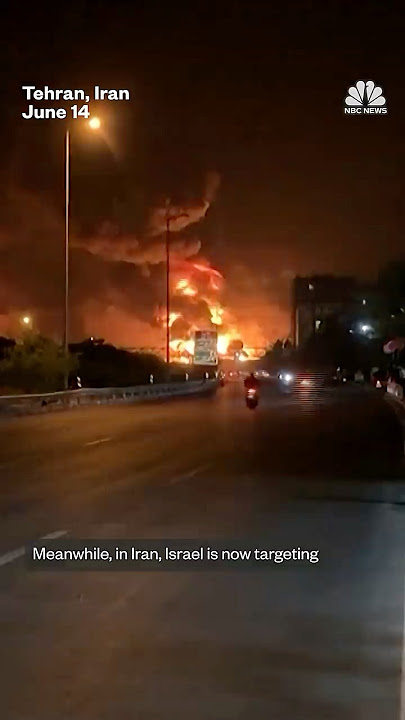 Iran launches new wave of missiles at Israel as Israeli forces strike Tehran