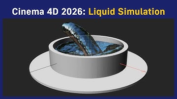 Cinema 4D 2026: Liquid Simulation