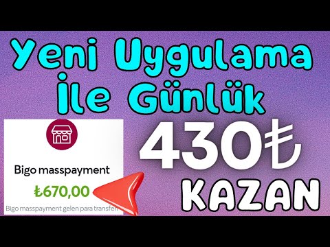 Yeni Uygulama İle Günlük 430₺ Kazan 🤑💰(ÖDEME KANITLI VİDEO) - İnternetten Para Kazanma Yolları 2022