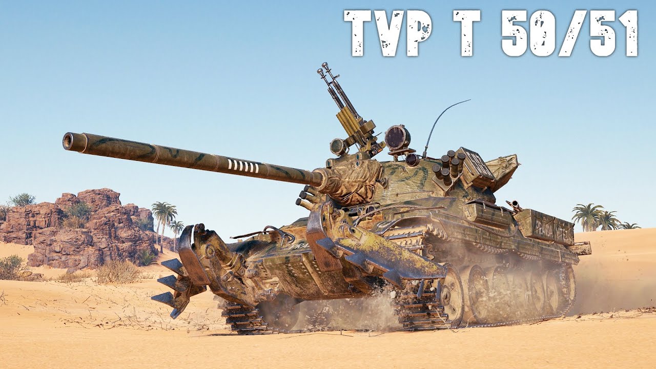 World of Tanks TVP T 50/51 - 3 Kills 8,2K Damage