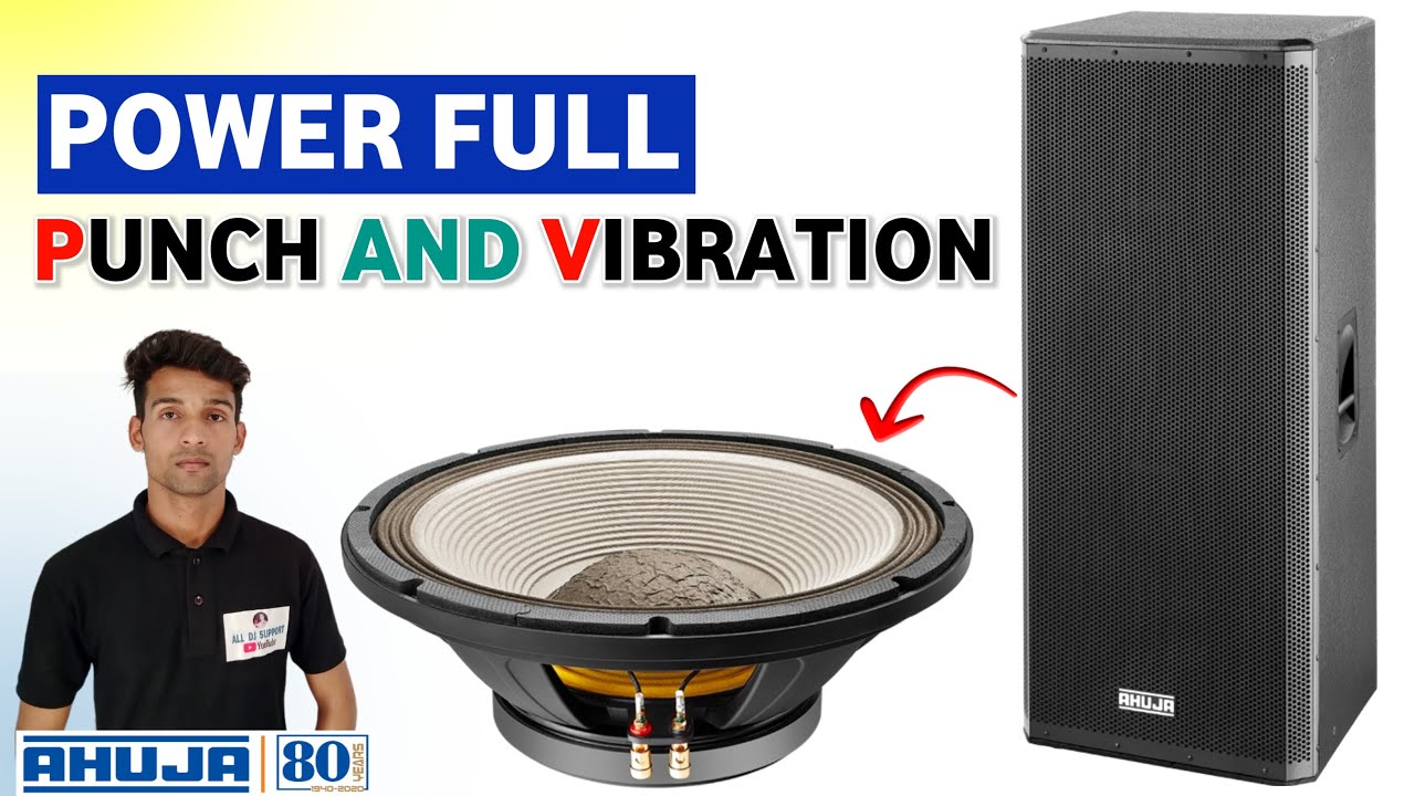 Ahuja SPX 1510 DJ top Punch and Vibration || Ahuja 1300 watt top for dj and live || Ahuja dj system