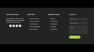 How to create Responsive Footer using Html Css and bootstrap|Full Responsive Footer Section easy way