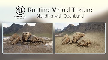 Easy Runtime Virtual Texture(RVT) Blending for Unreal Engine with OpenLand