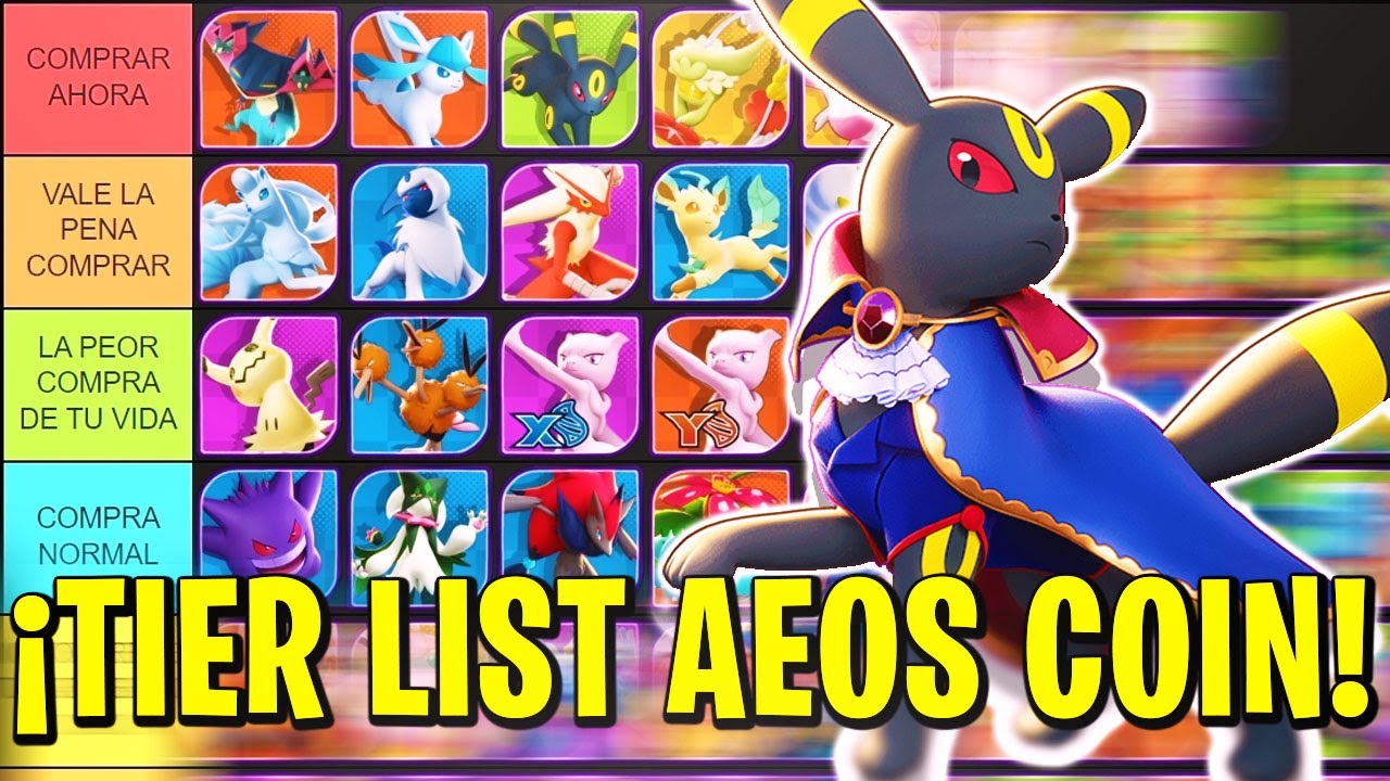 TIER LIST de NUEVOS MEJORES POKEMON RANKED MASTER en POKEMON UNITE ...