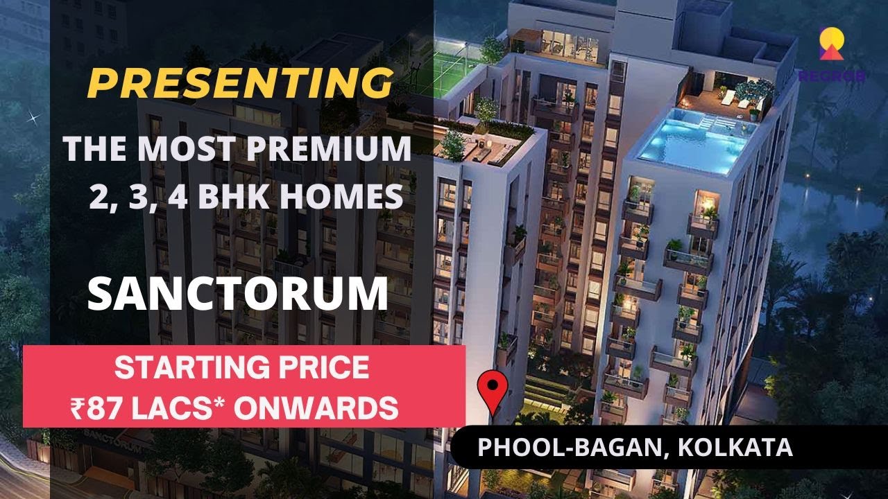 Sanctorum ☎ 7604092445 2, 3, 4 BHK Flats for Sale in Phoolbagan