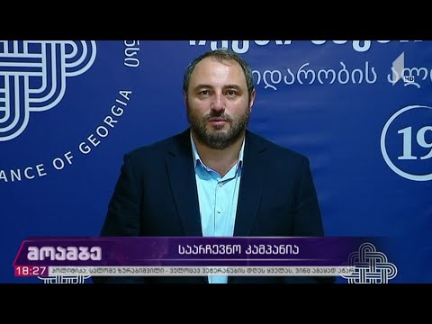 #არჩევნები2020 საარჩევნო კამპანია