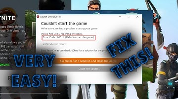 How To Fix Fortnite Game Error Code 10011 Failed To Launch The Game | Gaming With Emperor