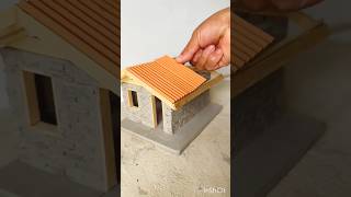 Mini house building #house #minivlog #minihouse@mirco mason