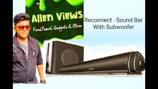 Reconnect 2.1 sound bar with subwoofer 