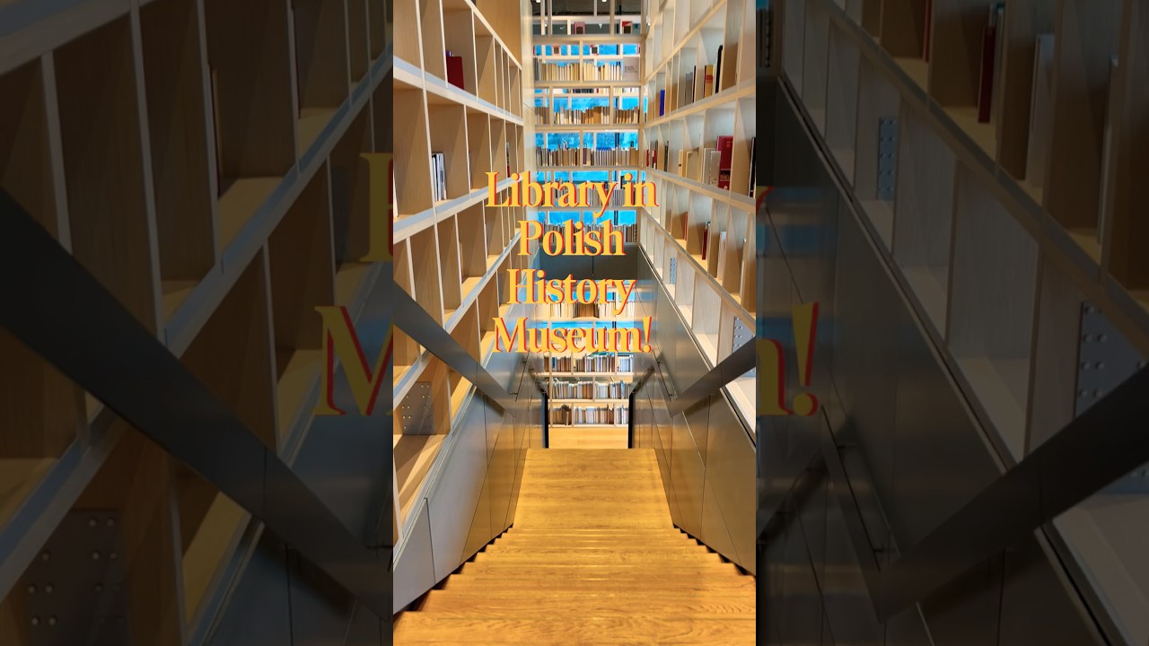 library in Polish History Museum in Warsaw 