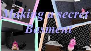 How to make a secret basement on bloxburg (mobile)