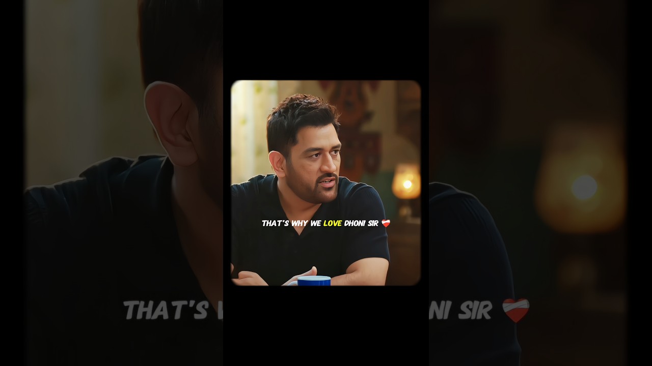 Why Everyone Loves MS Dhoni ❤️