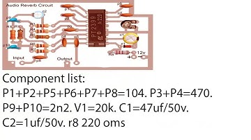 How to Make Digital reverb Circuit PT2399 Echo