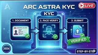How to Complete Arc Astra KYC Live Verification | Arc Astra New Update