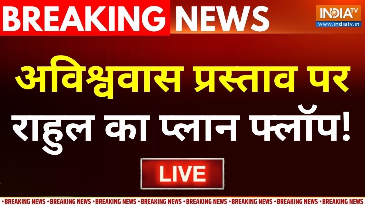 No Confidence Motion Against Om Birla LIVE : बिरला पर मोदी का विश्वास, Rahul Gandhi का प्लान फ्लॉप!