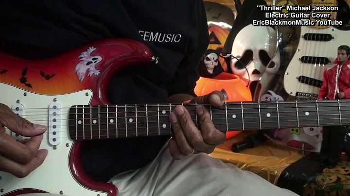 Thriller Guitar version - Guitar performance video thumbnail