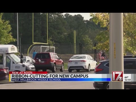 Ribbon cutting for new campus at West Millbrook Middle School