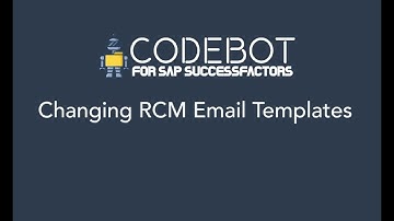 Making Changes to RCM Email Templates