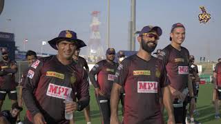 McCullum's pop-corn catching drill with Tom Banton! KKR IPL 2020