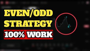 EVEN/ODD Strategy in Deriv.com -  Consistent Profit Per Day || 100% Work