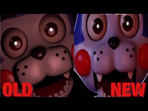 All FNAC Remastered Jumpscares compared to the old ones + Shadow Candy Jumpscares