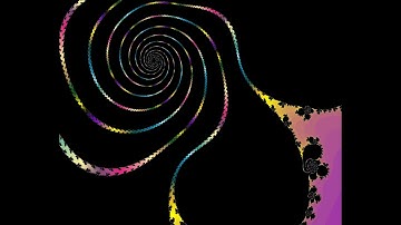 Moving along a circle in a julia set