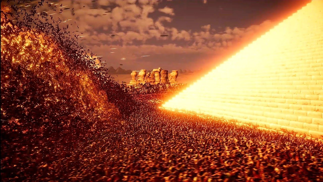Simulation Pyramids Covering The Pyramids in BODIES!! ULTIMATE EPIC BATTLE SIMULATOR #UEBS ...