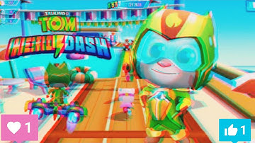 TALKING TOM HERO DASH --GOLD PLANNET TOM REVERSE(BACKWARD) RUNNING IN CLASSIC MODE