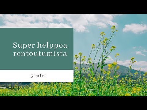 Video: Kuinka Rentoutua: Helppo Tapa Rentoutua, Ladata Ja Vanquish-stressi