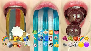 Asmr 1Hour Emoji Food Challenge Tiktok Compilation 1시간 틱톡 이모지 먹방 모음집 Eating Sounds
