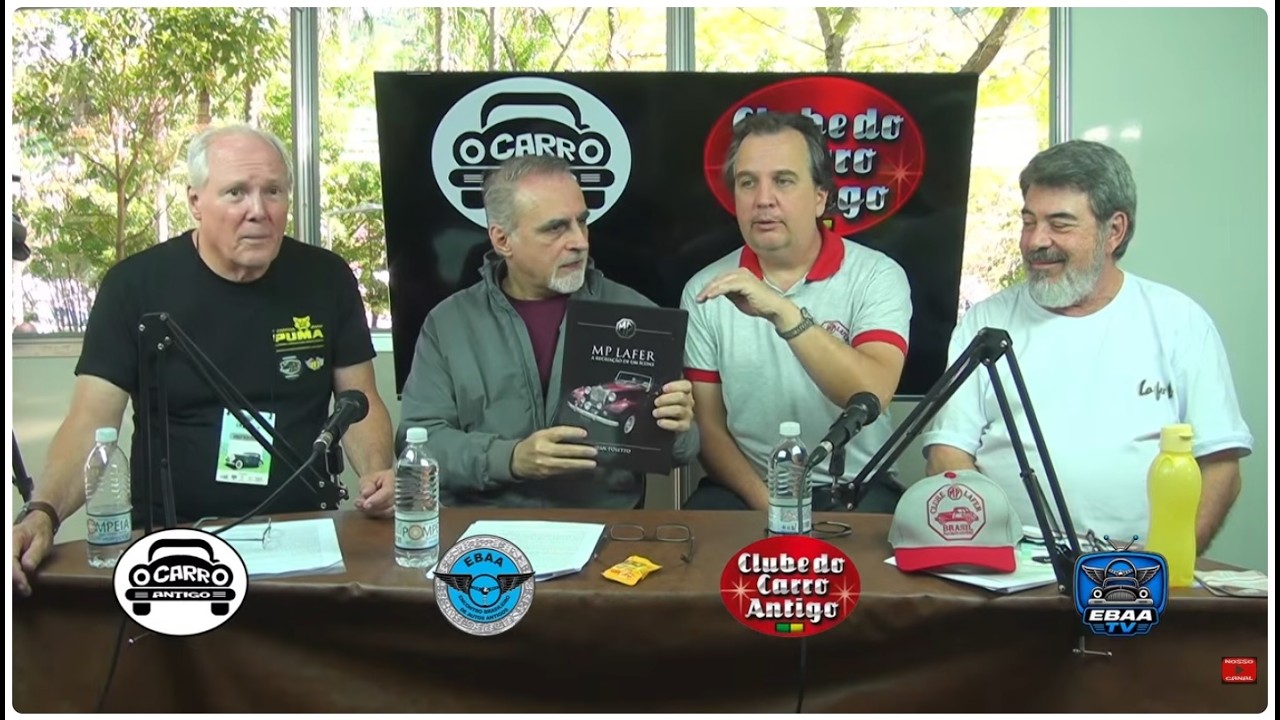 LAFER LL – Clube do Carro Antigo do Brasil –  PODCAST O CARRO ANTIGO / EBAA TV AO VIVO