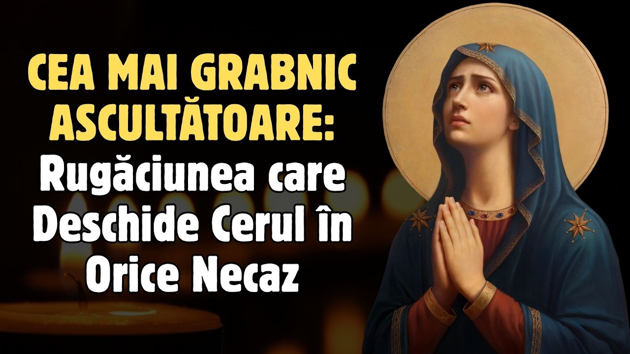Cea mai Grabnic Ascultătoare: Rugăciunea care Deschide Cerul în Orice Necaz