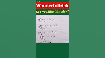 Multiplication tricks by multiplying with 11||wonderful tricks||#shorts #viralvideo #multiplication