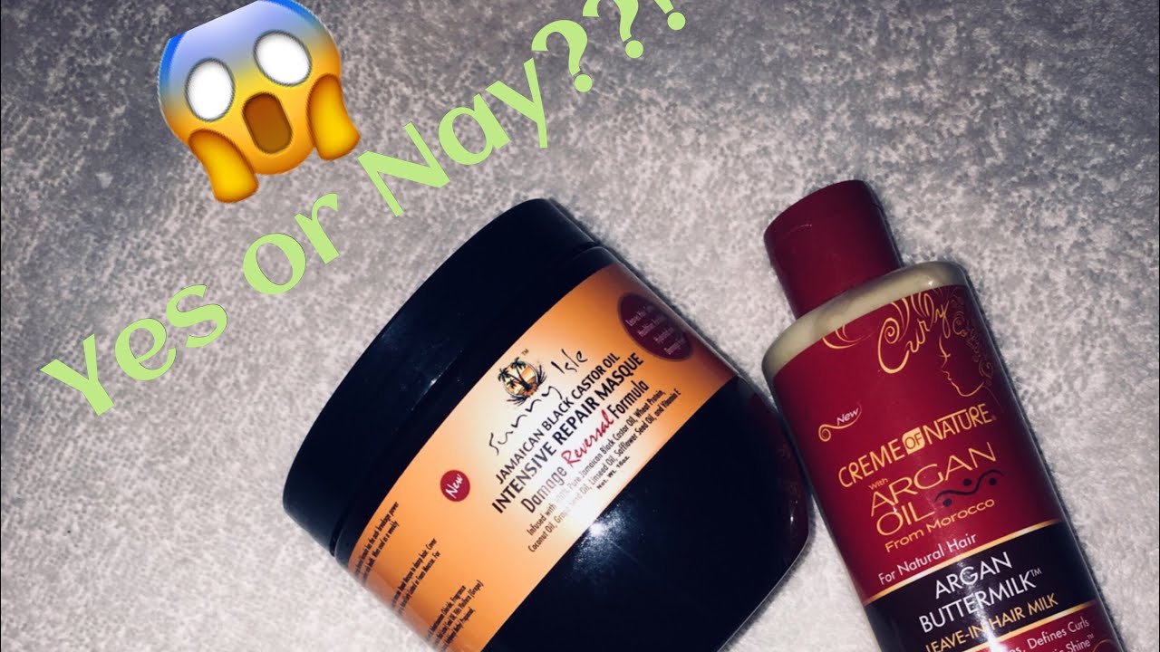 Product review: JBCO intensive repair hair mask and creme of nature buttermilk leave in conditioner