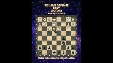 Sicilian Defense | Easy Victory | Chess Openings | Chess Tricks