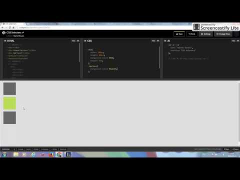 Everything About CSS - Selectors... Lesson 1