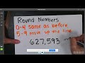 Rounding numbers