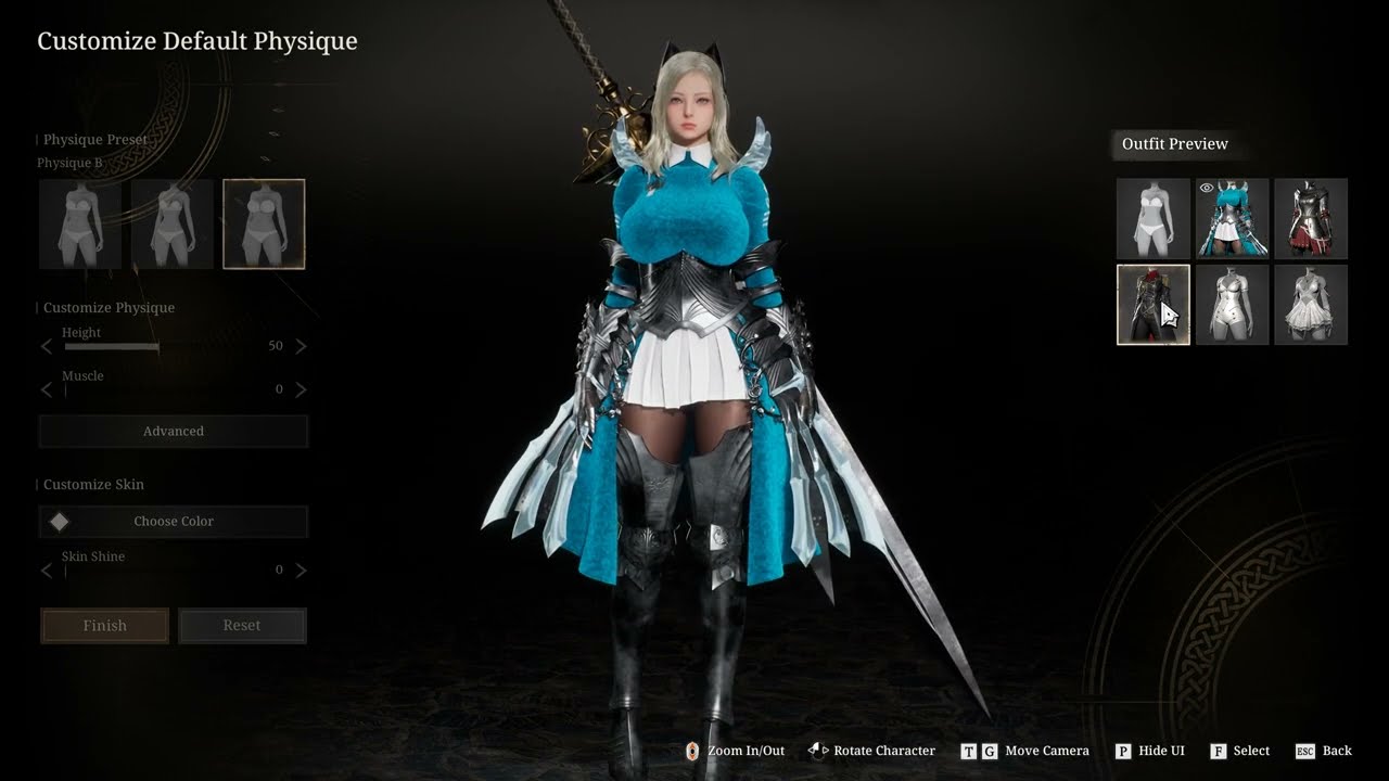 Vindictus Defying fate Female Character creation.