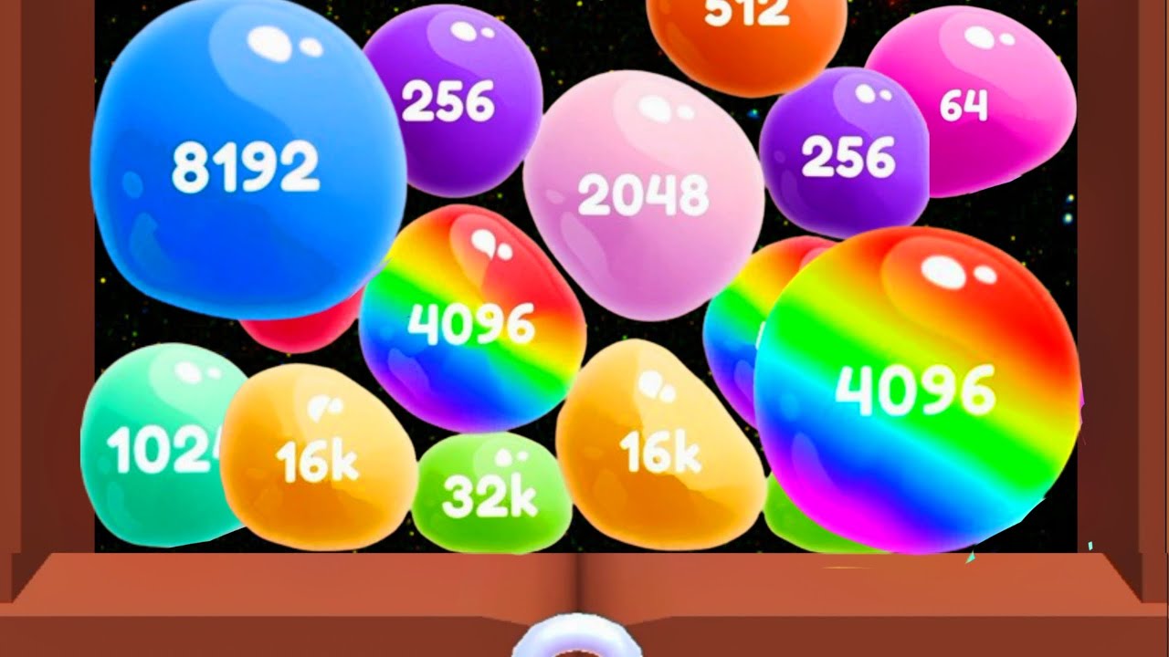 Jelly 2048 Puzzle Merge Game vs Puff Up - All Levels (Freeplay, Max ...