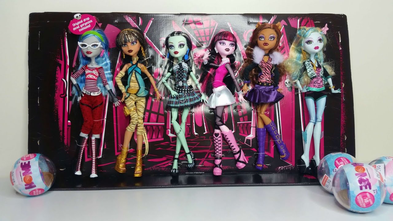 monster high dolls 6 pack