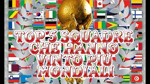 Quale squadra ha vinto più Mondiali classifica?