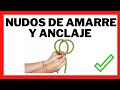 ✅ Nudos De Amarre Y Anclaje | (Paso a Paso ) 🔴 Como Hacer Nudos De AMARRE y sus Tipos FACIL