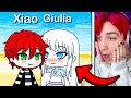 REAGISCO AI GACHA LIFE SULLA MIA RAGAZZA!!