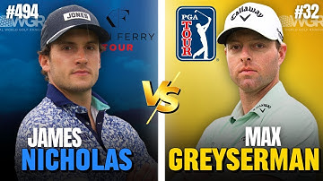 Can I Beat Max Greyserman (World #32)? | Korn Ferry vs PGA Tour | Pro vs Pro